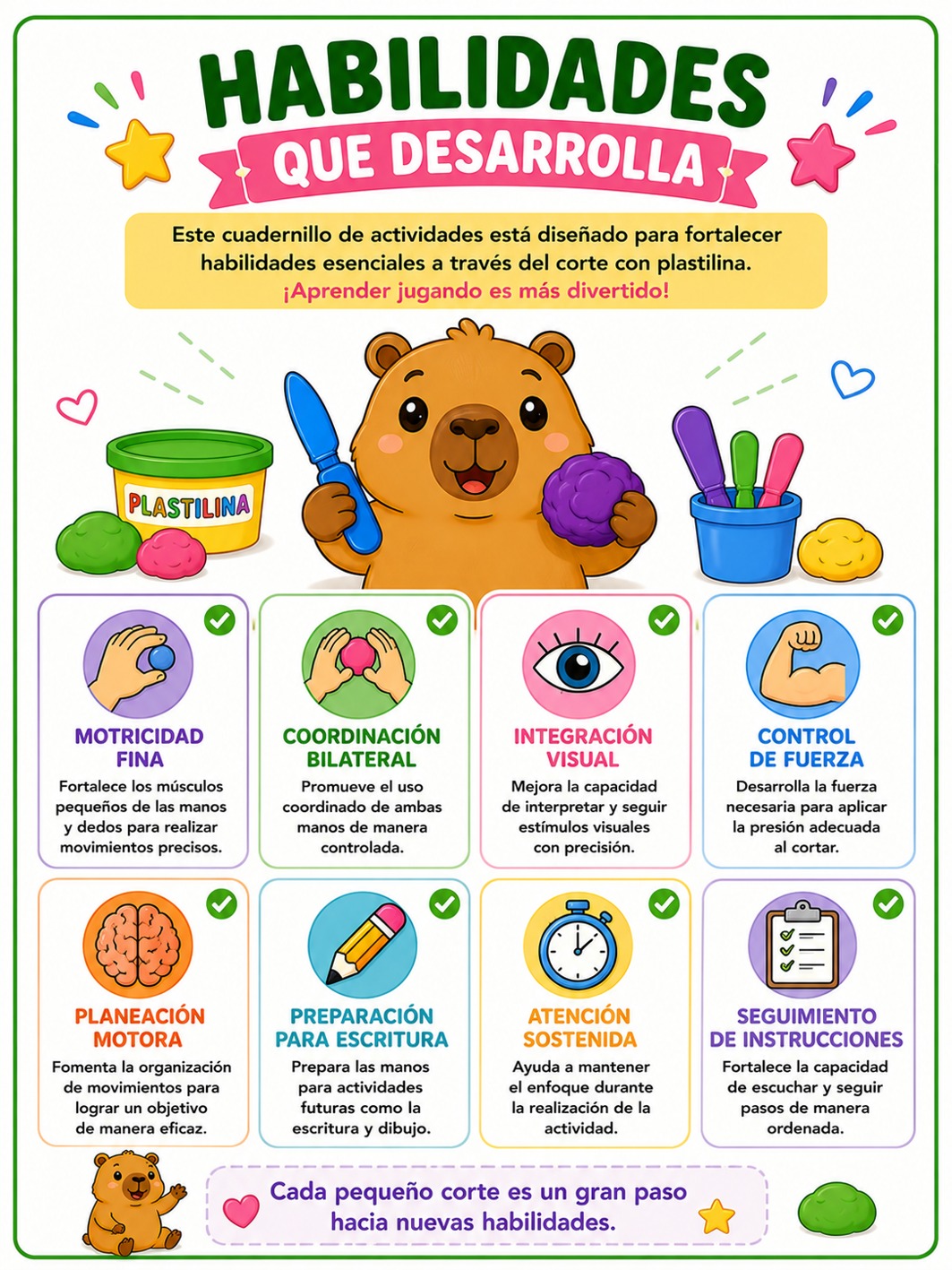 Corta la plastilina