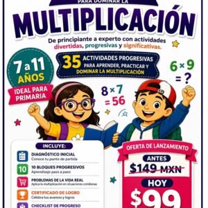 Cuadernillo para Dominar las Tablas de Multiplicar | PDF Imprimible