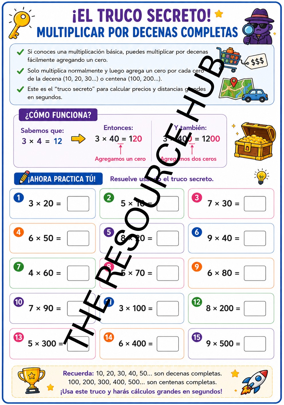 Cuadernillo para Dominar las Tablas de Multiplicar | PDF Imprimible - Imagen 11